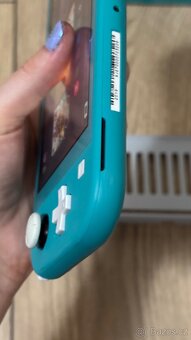 Nintendo switch lite turquise + hry - 3