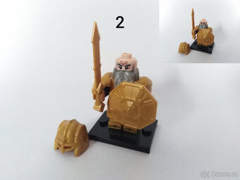 Minifigurky Pán prstenů - Trpaslíci II - 3