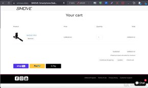 Nový 3-osý gimbal stabilizér Smove Pro : mobil, GoPro - 3
