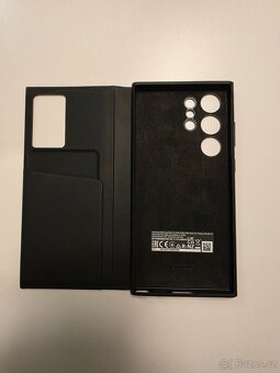 Samsung Galaxy S23 Ultra Flipové pouzdro Smart View černý - 3