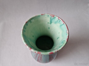 Stará keramická váza Horní Bříza Art Deco 22cm - 3