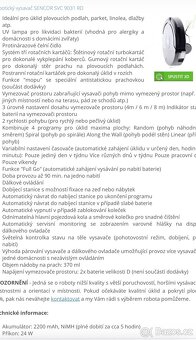 robotický vysavač sencor - 3