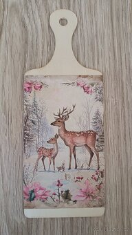 Dekorační prkénka jeleni - 3