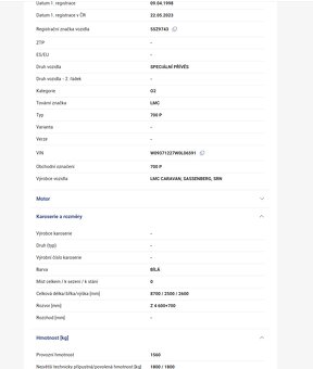 Karavan LMC typ 700 P - 3