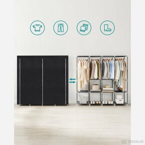 NOVÁ PLÁTĚNÁ ŠATNÍ SKŘÍŇ S KOVOVOU KONSTRUKCÍ - 3