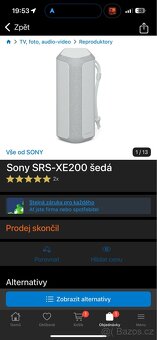 Sony SRS-XE200 bluetooth reproduktor - 3
