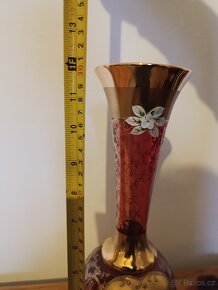 Novoborský porcelán - váza , cukřenka - 3