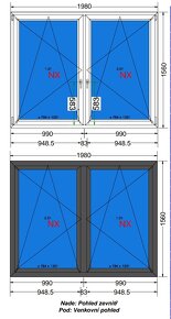 Nová plastová okna Salamander 82MD - 3