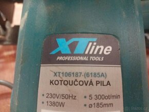 Kotoučová pila XTLINE 1380 W, 185 mm - 3