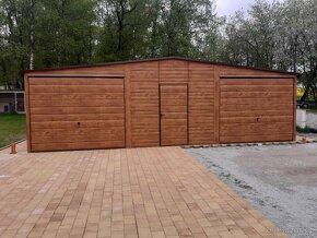 Plechová garáž 9x6 m - 3