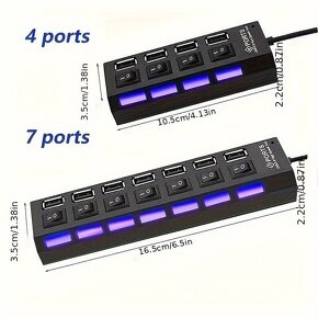 USB port 7 konektorů - 3