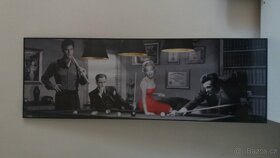 Reprodukce M. Monroe H. Bogart E. Presley, J. Dean - 3