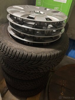 Disky plechove 205/55/16 skoda superb a zimni pneu s disky - 3