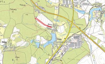 Pozemek, bydlení, prodej, Pávov, Jihlava - 3