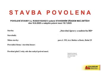 Babice u Rosic - pozemek pro bydlení, 574 m2 - pozemek - 3