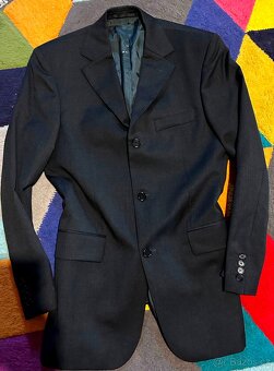 HUGO BOSS LUXUS PÁNSKÉ SLIM SAKO-KABÁT S(S-M) - 3