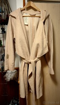 Těhotenský/nosící vlněný kabát od Mamiky - 3