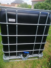 Černý 1000L kontejner na vodu - 3