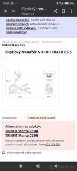 Eliptický trenažér Nordic track C5.5 - 3