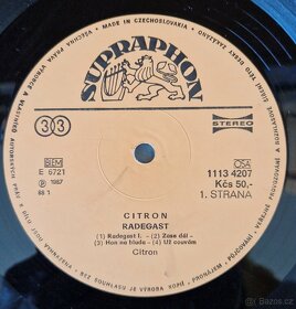 LP vinyl - Citron - Radegast - 3