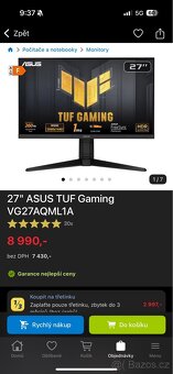 Herní monitor asus tuf gaming 27” VG27AQML1A - 3