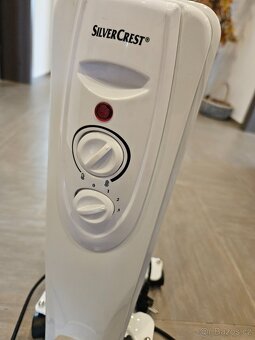 Téměř nepoužívaný olejový radiátor SilverCrest 1500 W bílý - 3