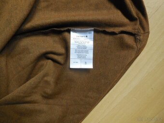 pánské Carhartt hnědé tričko kapsa kr.ruk 2XL-3XL š.128cm - 3