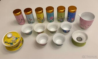 Krásná nová čínská čajová porcelánová souprava - 3