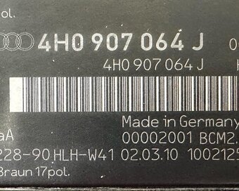 Řídící jednotka komfortu VW Touareg 7L facelift r.v. 2011 - 3