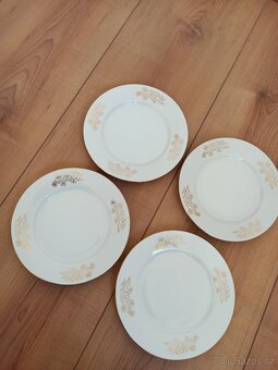 4x talíř/ československý porcelán - 3