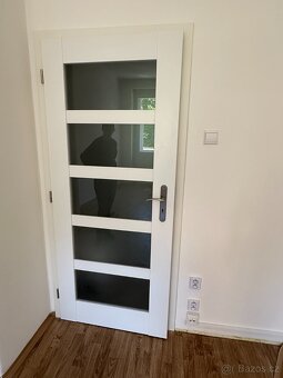 Interiérové dveře vč. zárubní (80 cm), prosklené - 3