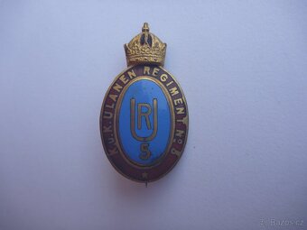 RU Ulanen Regiment č5 čepicový odznak Huláni pluk válka - 3