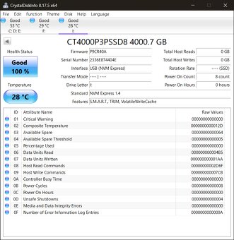 SSD 4 TB NVME - Crucial P3 Plus Gen4 TOP - 3