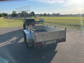 ✅Bržděný přívěs Anssems 2000 kg, 130x250, nová STk - 3