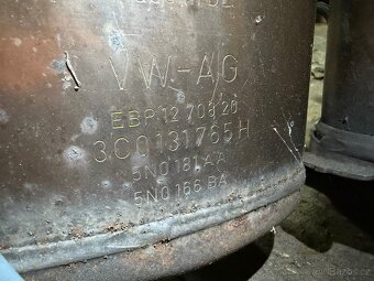 DPF filtr pevných částic VW 1.6/2.0 tdi CR - 3
