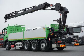 Mercedes-Benz AROCS 3240 8x4 - valník s hydraulickou rukou - 3