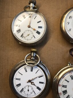 15x stříbrné kapesní hodinky DOXA ROSKOPF a jiné funkční - 3