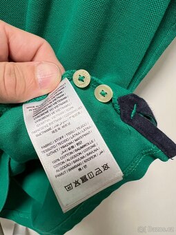 Pánské zelené jako nové polo triko Gant v. L - 3