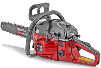 Motorová řetězová pila 5,5HP 2x řetěz 2x lišta +startér olej - 3