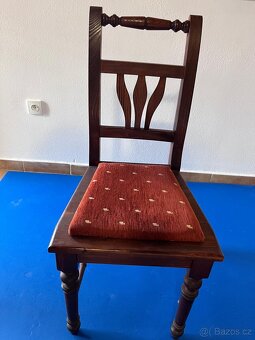 Jídelní stůl - hospodský (80cm - výška) + židle - 3