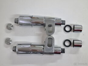 Jawa pérák - originál zadní kluzáky po GO. - 3