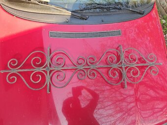 Mříz do výplně vchodových dveří 118x33 - 3