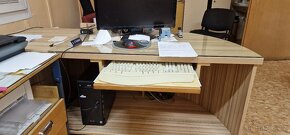 PC stůl,pravé dřevo - 3