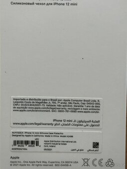 Nové silikonové pouzdro iPhone 12 Mini Pistachio - 3