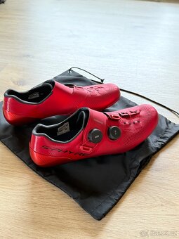 Shimano S Phyre red 44 wide cyklo tretry - 3