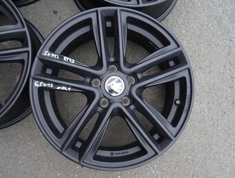 Alu disky černé Škoda, VW, 17", 5x112, ET 43, šíře 6,5J - 3