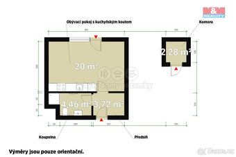 Pronájem bytu 1+kk, 29 m², Plzeň, ul. Na Výhledech - 3
