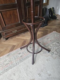 Stojací věšák tmavě hnědý, wenge - 3