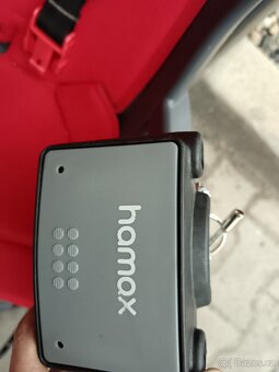 Zánovní dětská sedačka na kolo,značka hamax. - 3