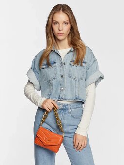 RAGE AGE psaníčko na mobil vitální oranžová zlatý řetěz - 3